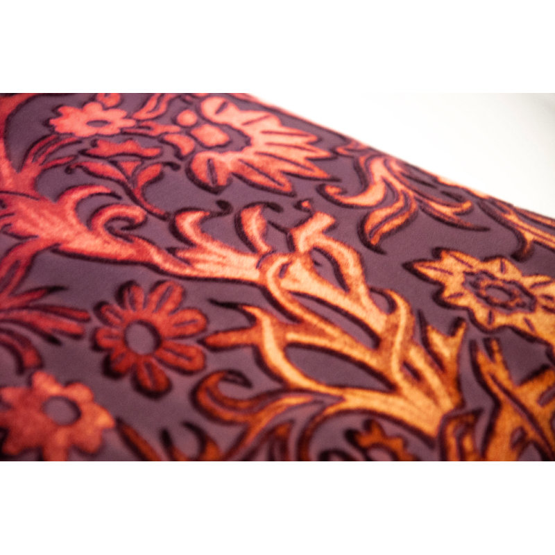 Prospect Park Square Velvet Pillow Cover & Insert, Wildberry, 18" x 18"