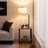 360° Rotatable Floor Lamp With End Table And USB Charging Ports