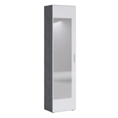 Frangos 1 Door Manufactured Wood Wardrobe