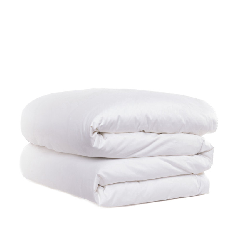 Housse de couette 100% coton percale, Blanc classique, Housse de couette double