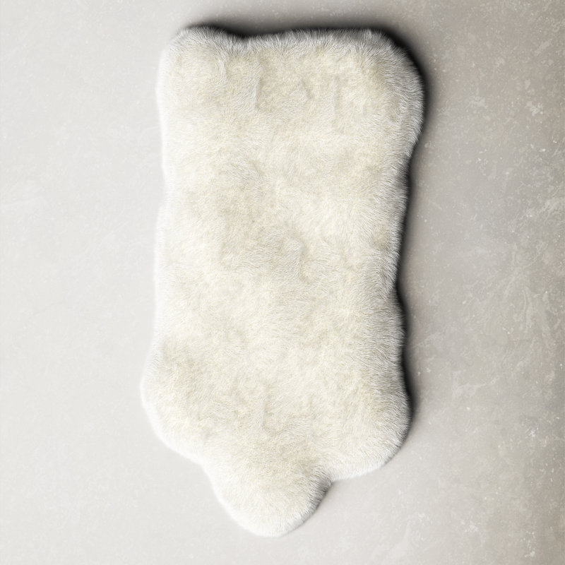 Stacey Sheepskin Rug, Cream