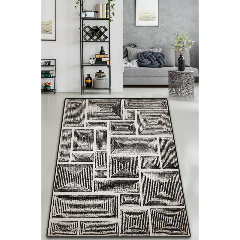 Antibacterial Hall Carpet, 100% Polyester, 47.2 x 59.1 inches | 10 mm Pile Height, 700 g/m² | Non-Slip Underside, Machine Washable | Perfect for Entryways & Living Rooms, Durable & Stylish Design