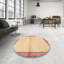 Tapis géométrique beige / rouge-840319265