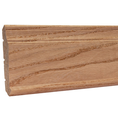 0.75 In. D X 4.5 In. W X 92 In. L Unfinished Red Oak Charlotte Crown Moulding