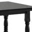  Table de bout carrée Mid-Century avec tablette et pieds tournés-749534425