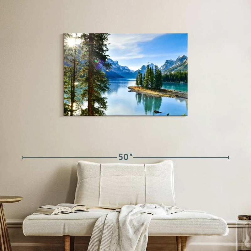 Alvord Sunny Maligne Lake, H 24 po x l 36 po