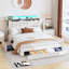 Lit plateforme tapissier Sophialynn-974531287-974531286