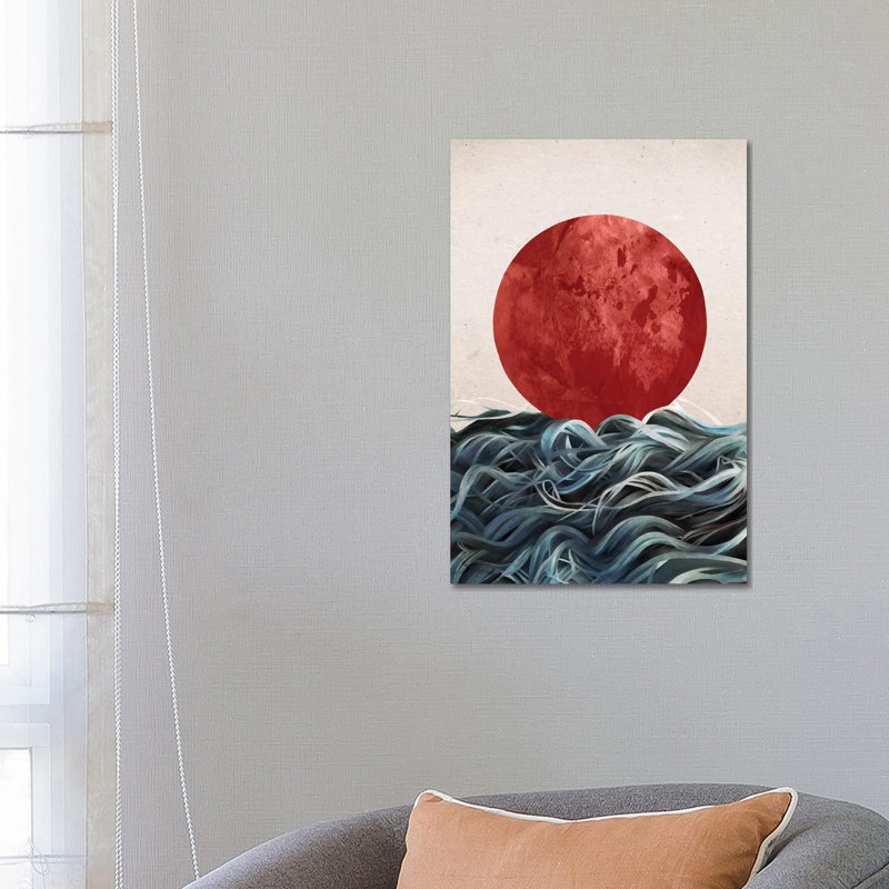 Sunrise In Japan by Ruben Ireland - Wrapped Canvas Gallery-Wrapped Canvas Giclée, 66.04 cm H x 45.72 cm W x 3.175 cm D