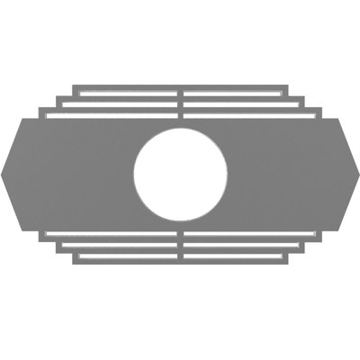 Chrysler Architectural Grade PVC Pierced Ceiling Medallion