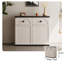 Buffet décoratif crème-101807158
