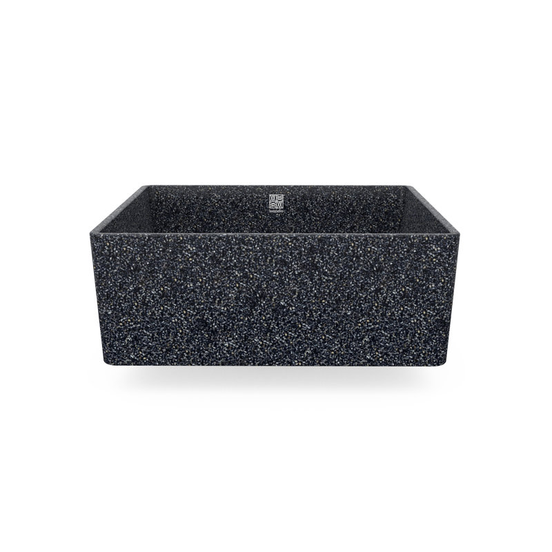 Cube40 15.75'' L Bathroom Sink, Stone