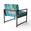 Chaise d'appoint rembourrée Turquoise Tranquility-21893416