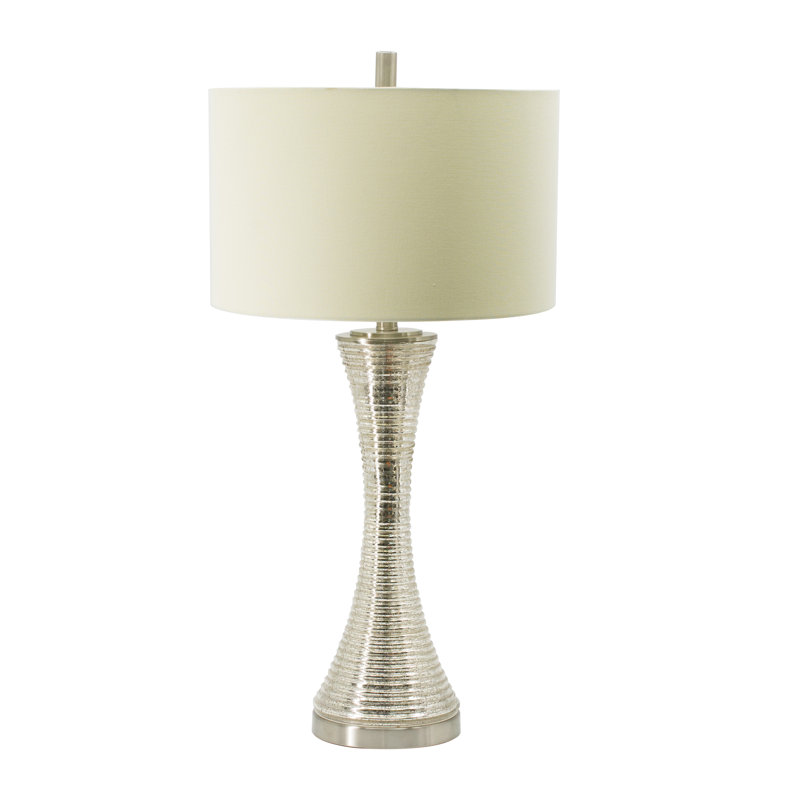 Lampe de table 32 "argentée