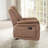 42.12'' Faux Leather Manual Glider Recliner Chair - 90°-160° Reclining, Rocking Function For Living Room-116512330