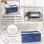 3pcs Large Wall Hanging Organizer Bag, Linen Fabric Door Hanging Storage Baskets with Pockets-1002249830