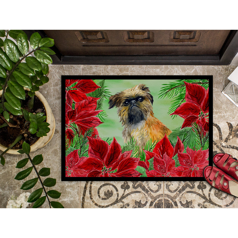 Non-Slip Outdoor Doormat, Rectangle 1'6" x 2'3"