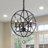 Jaken 5 - Light Dimmable Globe Chandelier