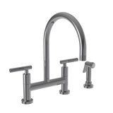 Muncy Kitchen Bridge Faucet with Side Spray