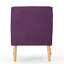 Fauteuil Felix, pieds en bois de bouleau évasé, capitonné-128582822