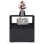 Table de chevet (table de chevet), table de bout, roulettes de table d'appoint, tiroir simple-447981424