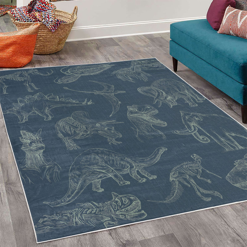 Tapis décoratif Cramerton, Rectangle 4 pi x 5 pi 5 po
