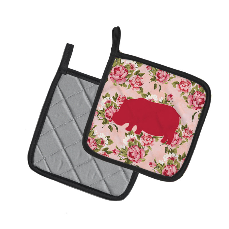 Cuisinier poignée hippopotamus caroline trésors