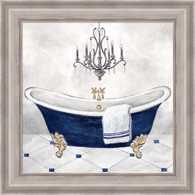 " Navy Blue Bath II " by Cynthia Coulter