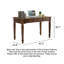 Bureau élégant à trois tiroirs en bois