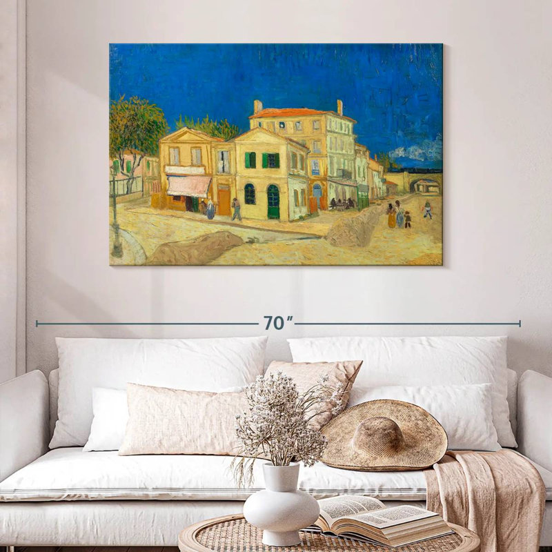 Sirci, la maison jaune, H 32 po x l 48 po