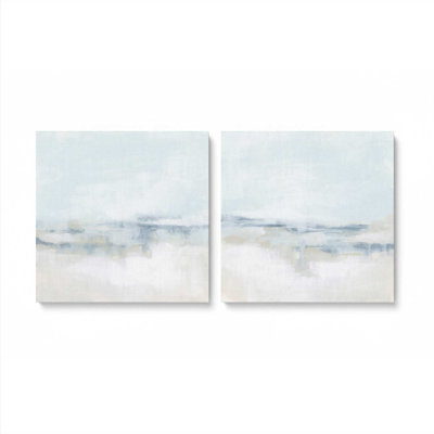 Ensemble de 2 nuances de rivage nuageux