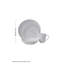 Kristleifur Porcelain China Dinnerware Set 16 Piece - Service for 4
