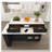 Kitchen Island with Extendable & Rotating Table