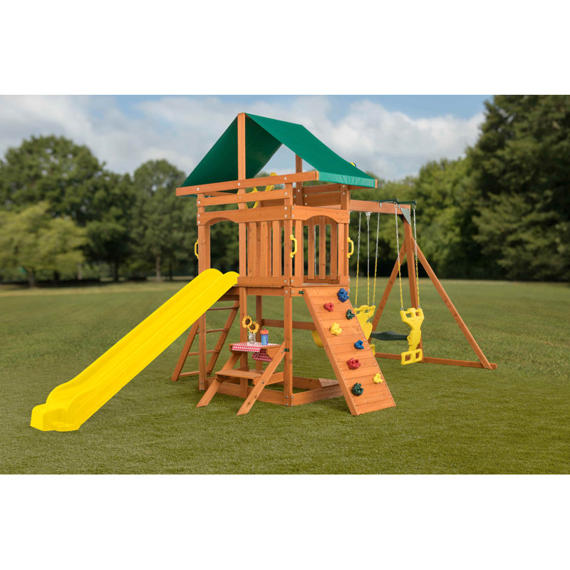 Sky View Swing Set, Yellow