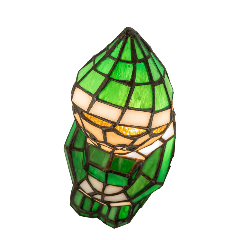 Meyda Tiffany & Stained Glass Table Lamp, Green