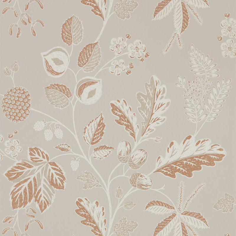 Warwick Wallpaper, Taupe