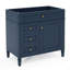 Meuble-lavabo de 36 po sans lavabo supérieur, armoire de rangement moderne avec 2 tiroirs et un tiroir basculant-394790563