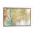 Toile avec cadre en bois brun classique est en rupture de stock