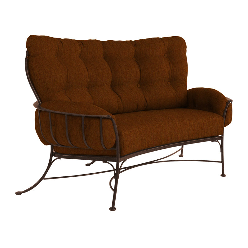 Monterra Outdoor 2 - Seat Loveseat, Alcazar Redwood, Copper Creek