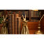 Serre-livres décoratifs en forme de lapin pour la maison et le bureau - Serre-livres animaux modernes pour une touche d'élégance sur une étagère ou un bureau - Lot de 2, 12,5 cm, doré