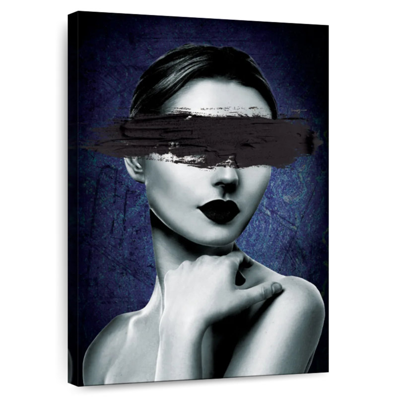 Coup de pinceau Leisha Sleek Girl, H 36 po x l 24 po