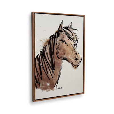 «Horse Portrait» par Anne Tavoletti, reproduction d'art