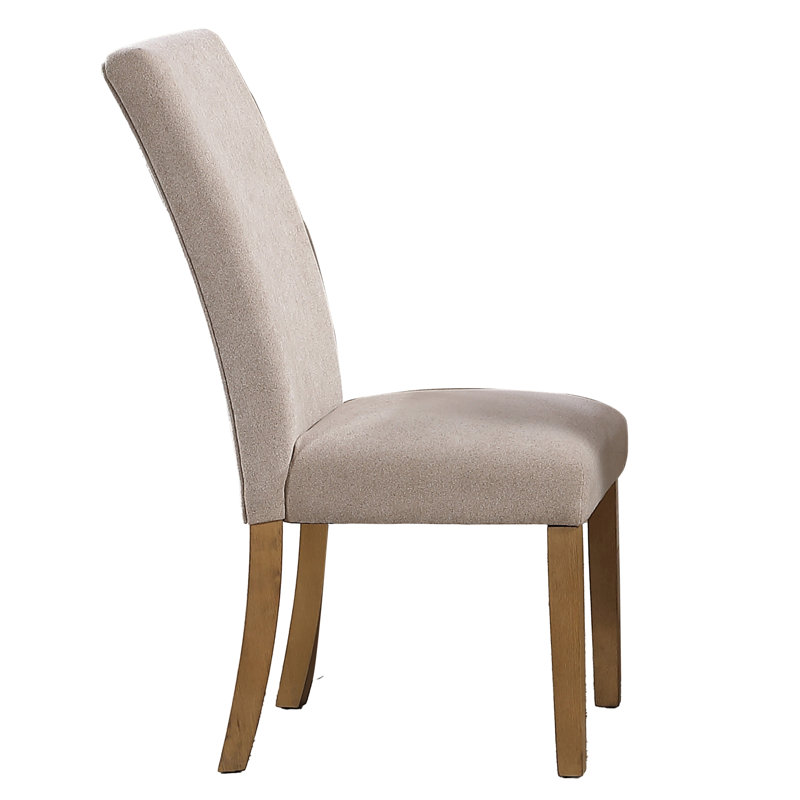 Artemis Chenille Fabric Side Chair, Chenille Beige, Sand