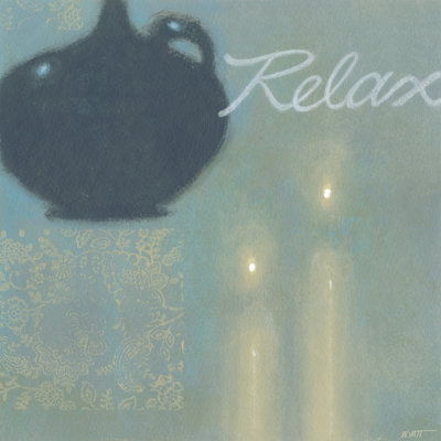 Relax by Norman Wyatt Jr. - Wrapped Canvas Painting