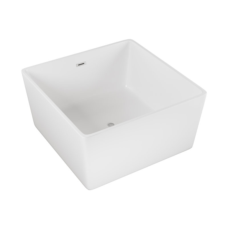 Baignoire carrée autoportante 47 po Voltaire