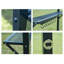 Pavillon de jardin en acier pour barbecue l 8 pi. x P 5 pi.