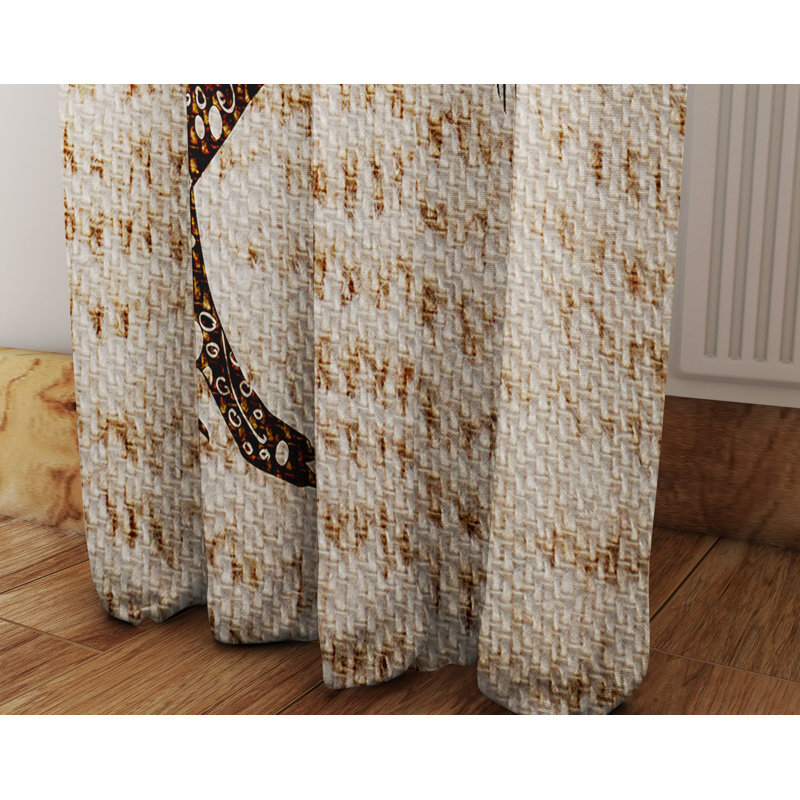 Paire de rideaux semi-transparents Chicken Farmhouse, L 40 po x L 52 po