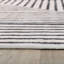 Tapis lavable antidérapant à rayures bohémiennes délavées-22133798