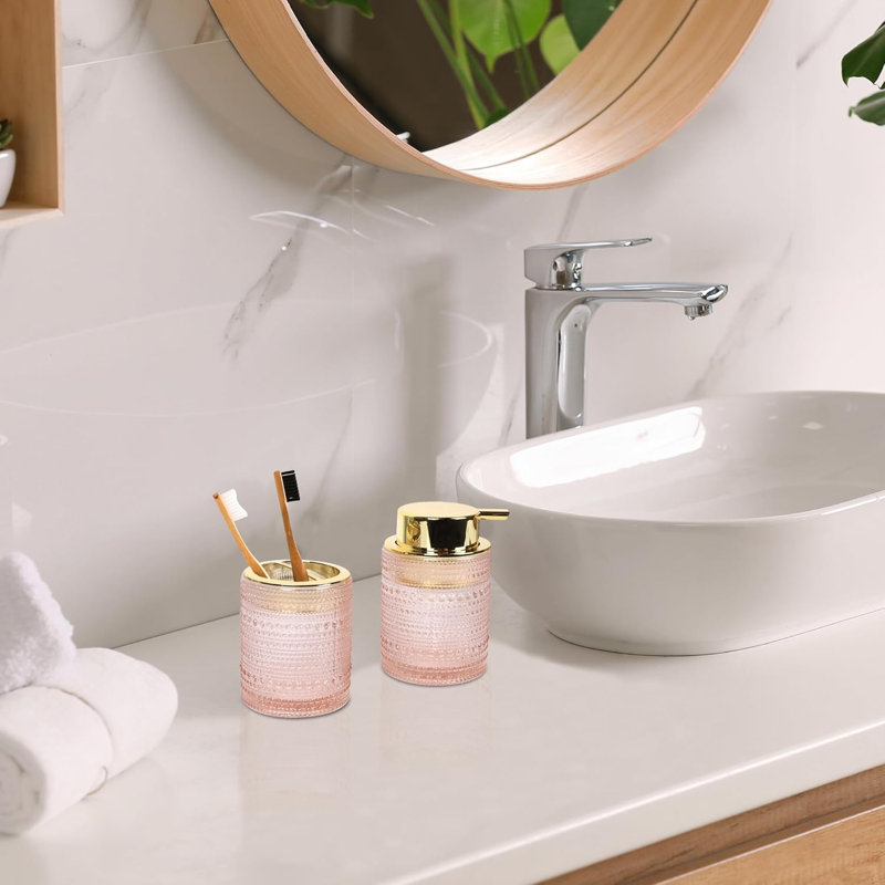 Bathroom accessory set