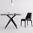 45.2" Square Pedestal Dining Table With Metal Base-1442326017