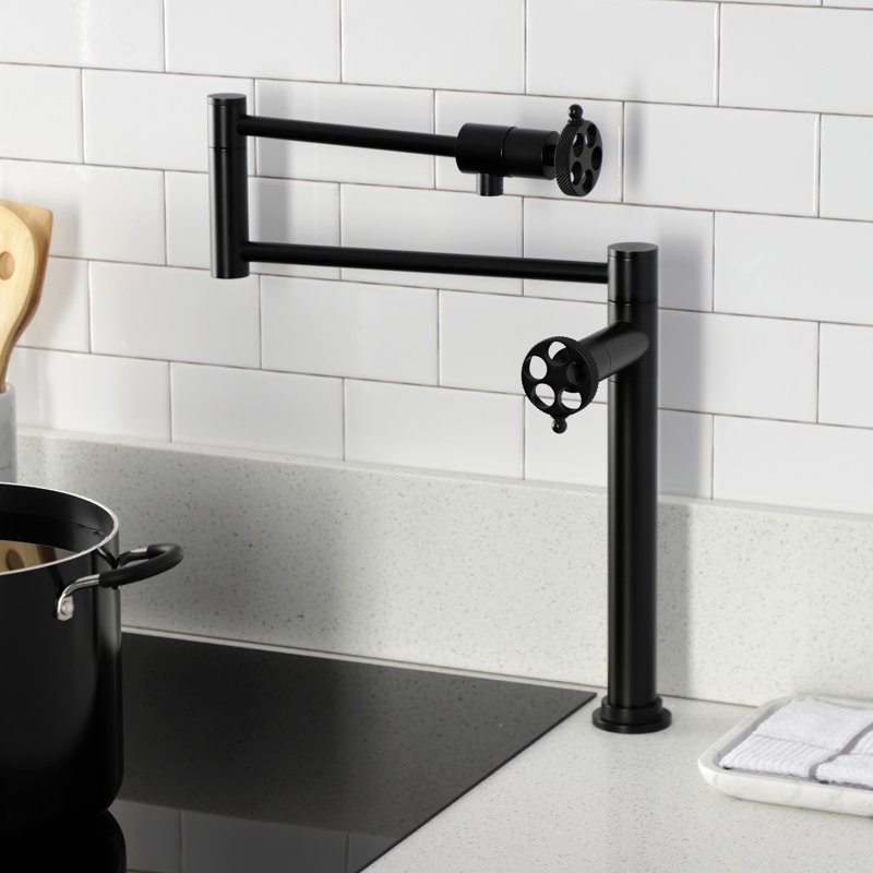 Robinet remplisseur Kingston, Noir mat